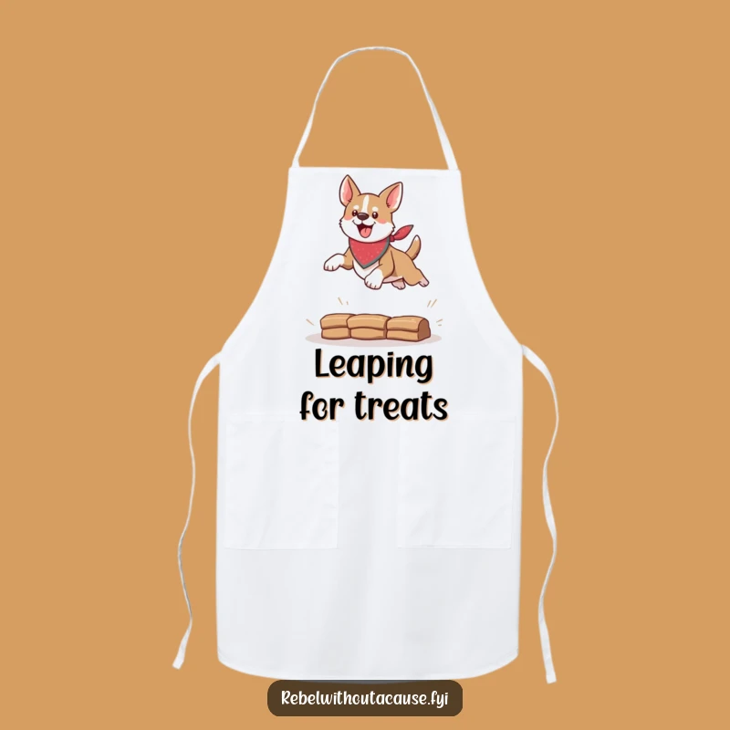 Funny Daring Dog Bandana Apron: Cook Up Fun with Canine Flair