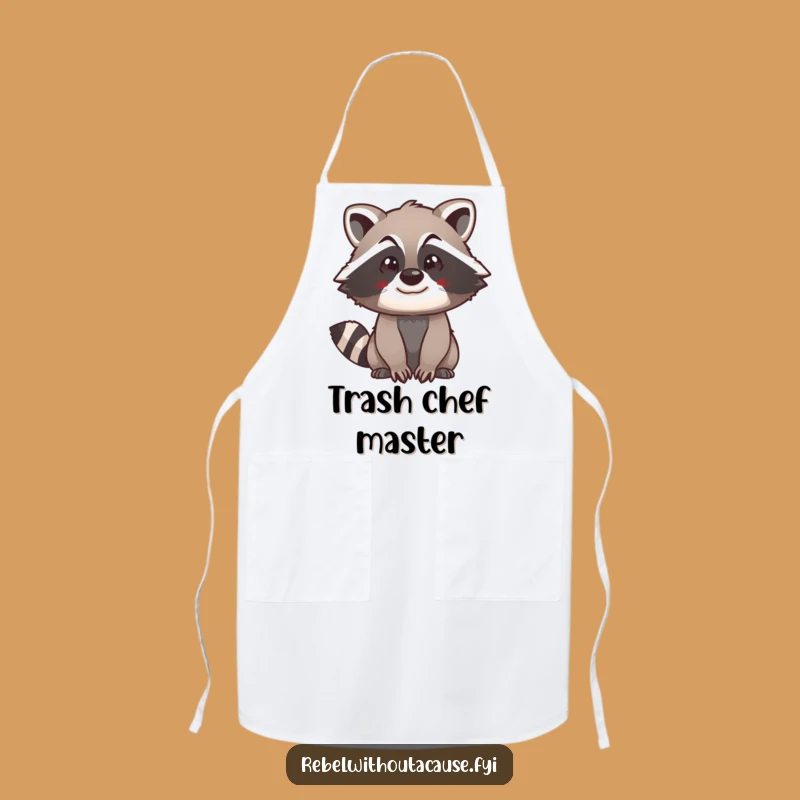 Funny Raccoon Swagger Apron: Cook with Confidence and Charm!