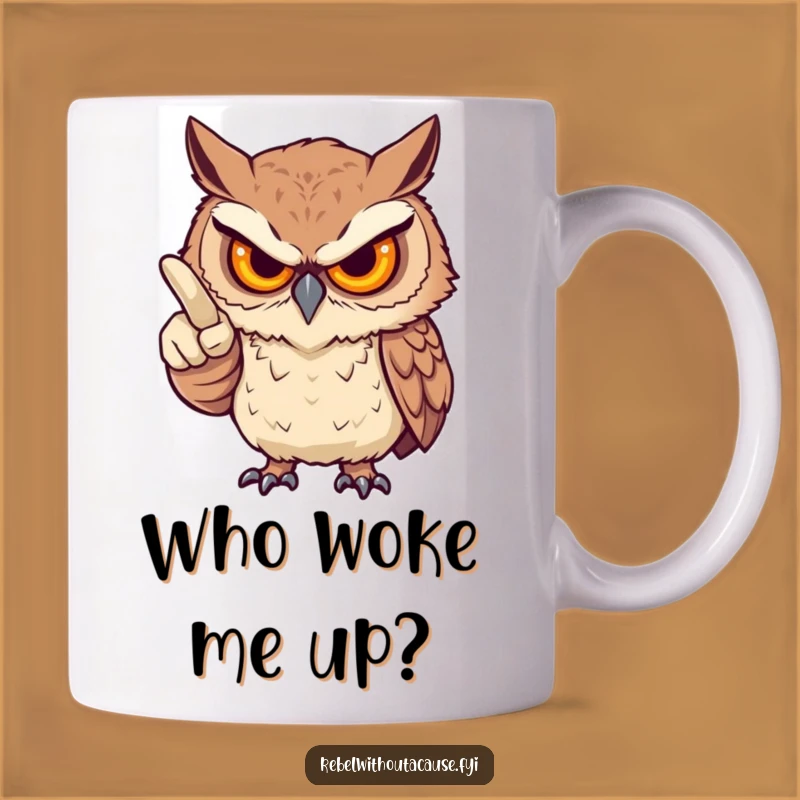 Funny Fierce Owl Finger Mug: A Hilarious Gift for the Judgy Friend