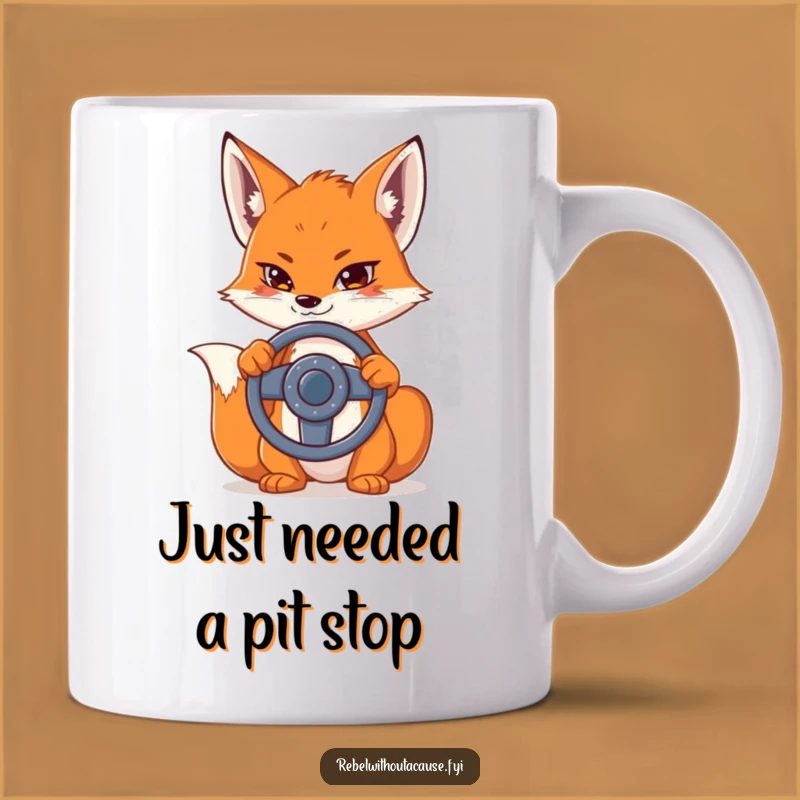 Funny Fox Steering Wheel Mug: A Sly Gift for the Gifting Season