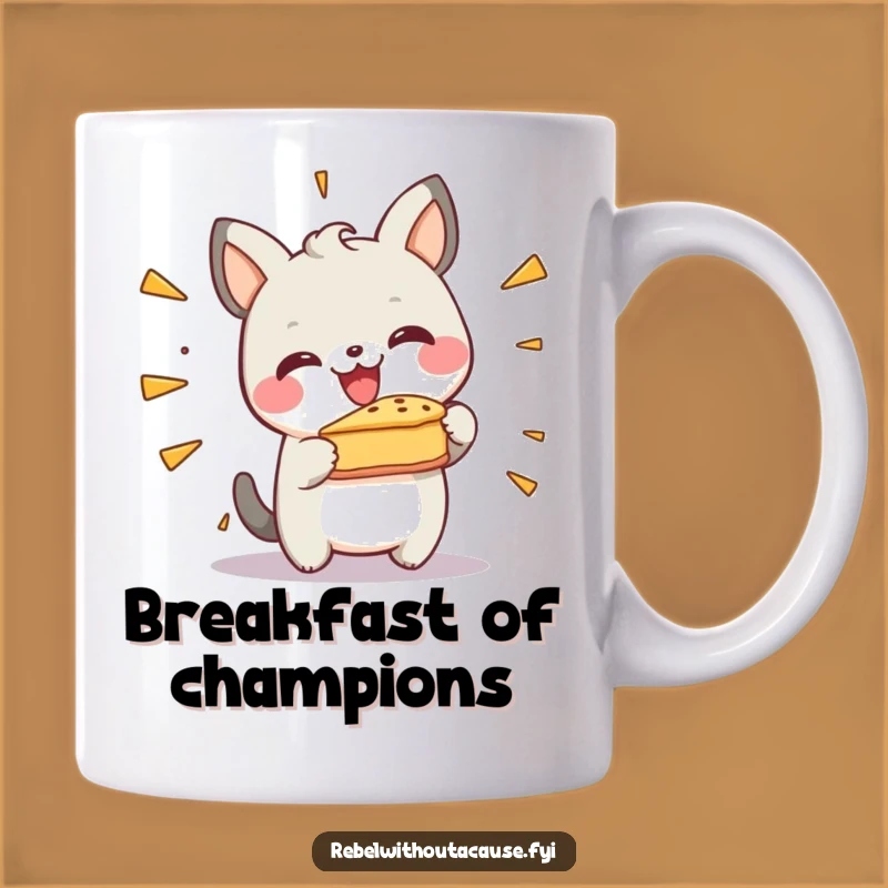 Funny Pie Smash Animal Mug: Hilarious Messy Fun Gift for Joyful People