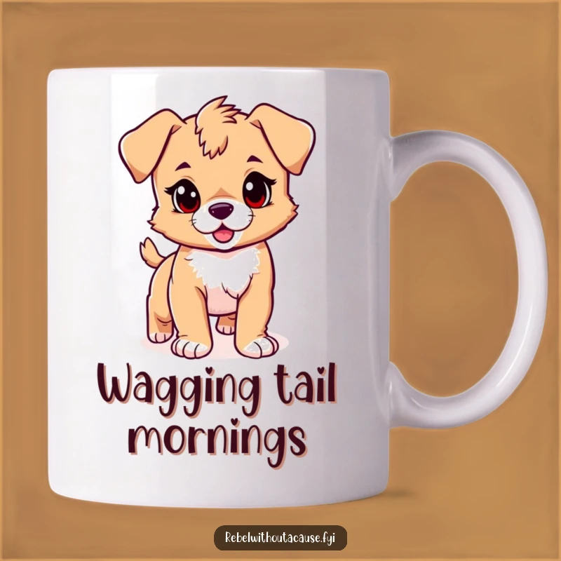 Funny Puppy Mug: Confident Stride, Rebellious Streak, Perfect Funny Gift