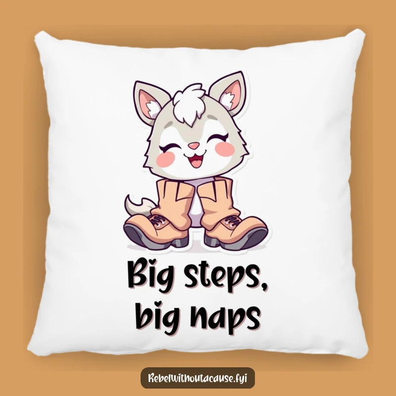 Funny Proud Explorer Animal Pillow: Cozy Comfort with an Adventurous Spirit