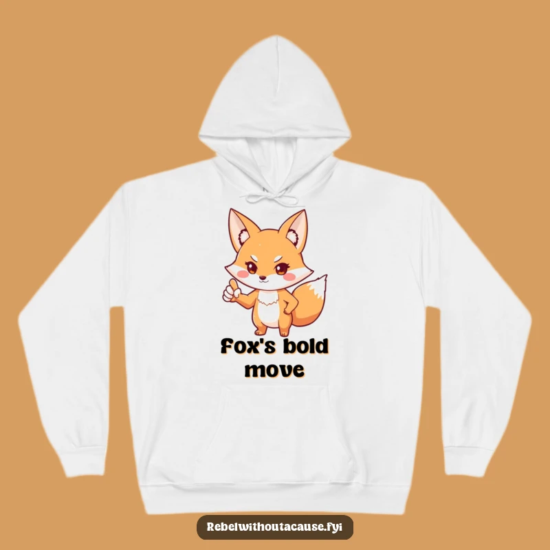 Funny Fox 'You Talking To Me' Hoodie - Defiant Fox Cozy Gift
