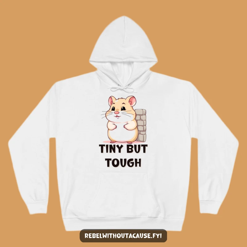 Funny Hamster Wall Lean Hoodie: Cozy Comfort with a Smug Twist!