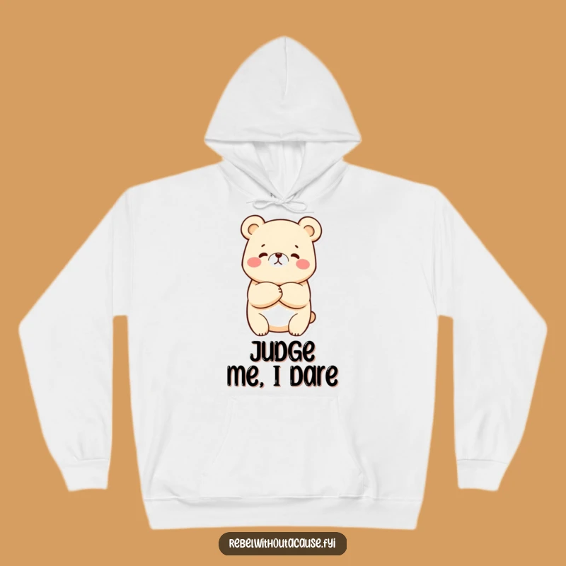 Funny Kawaii Bear Hoodie: Cozy Crossed Arms Bear, The Perfect Humorous Gift