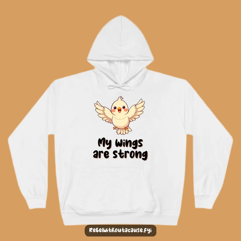 Funny Bird Hoodie, Cozy Flight Design, Gravity Defying Comfort, Ultimate Funny Gift
