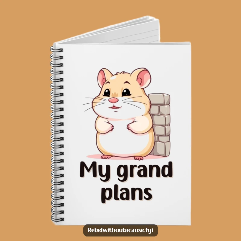 Funny Confident Hamster Notebook: Jot Down Ideas with Smug Flair!