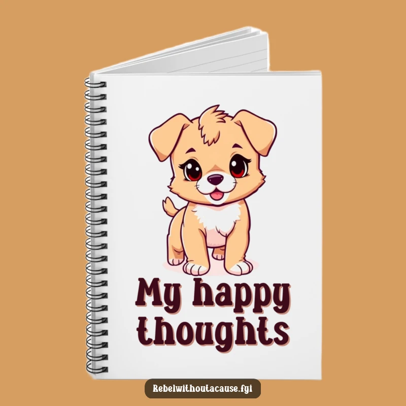 Funny Puppy Notebook: Confident Stride, Rebel Streak, Jot Down Fun Funny Gift
