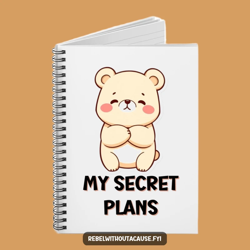 Funny Kawaii Bear Notebook: Sassy Journal, Perfect Humorous Gift for Notes