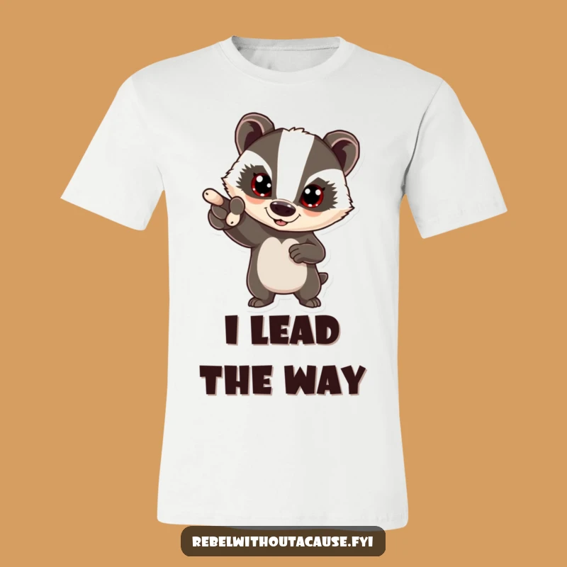 Funny Bold Badger T-Shirt: Show Your Determination with Humorous Style!