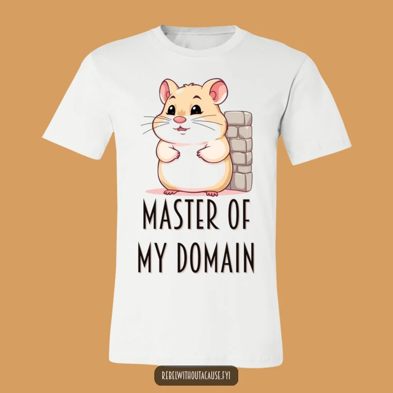 Funny Smirking Hamster T-Shirt: Cool Rodent Swagger for Everyday!