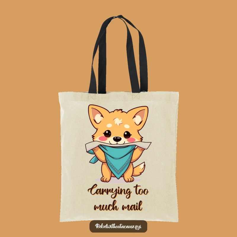 Funny Dog Tote Bag - Carry Your Love for Canine Chaos!