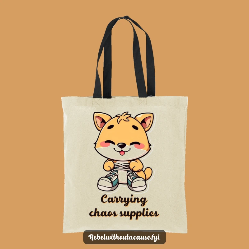 Funny Prankster Animal Tote Bag: Carry Your Prank Supplies in Style